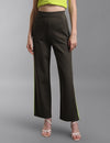 Flared Pants With Zipper Detail