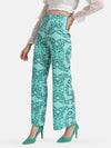 Flared Printed Pants