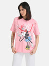 Minnie MouseDisney Printed Long T-Shirt With Stick On Studs