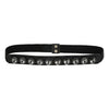 Rhinestone Studded Thin Belt