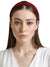 Knotted Solid Red Hairband