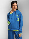 Printed Unisex Hoodie With Neon Rib