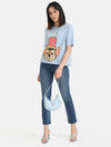 TimothyDisney Printed T-Shirt With Sequin Work