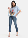 TimothyDisney Printed T-Shirt With Sequin Work