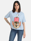 TimothyDisney Printed T-Shirt With Sequin Work