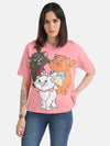 AristocatsDisney Printed T-Shirt With Sequin Work