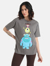 Monsters IncDisneyPrinted Long T-Shirt With Sequin Work