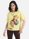 Winnie The PoohDisney Printed T-Shirt With Sequin Work