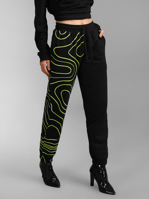 One Side Printed Unisex Joggers