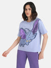 DumboDisney Printed T-Shirt With Sequin Work