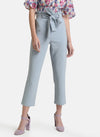 Paperbag Trouser With Belt And Elasticated Waist