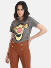 TiggerDisney Printed Crop T-Shirt With Sequin Work