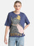 Dumbo Disney Printed Blue T-Shirt With Sequin Work