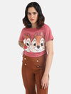 Chip And DaleDisney Printed Crop T-Shirt