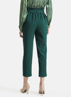 Paperbag Trouser With Belt And Elasticated Waist