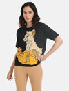 The Lion KingDisney Printed T-Shirt With Sequin Work.