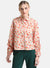 Floral Printed Shirt With Volume Sleeves