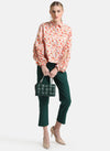 Floral Printed Shirt With Volume Sleeves