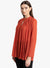 Pleated Neck Band Top