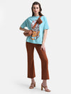 Aristocats Printed Graphic Long T-Shirt