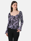 Sweetheart Neckline Top