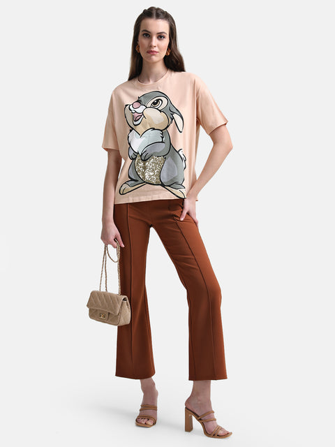 Thumper Printed Graphic T-Shirt With Sequin