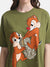 Chip And Dale Printed Graphic T-Shirt With Sequin