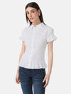 Pleated Smocked Shirt