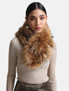 Two Tone Fur Scarf