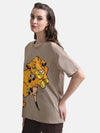 Lion King Printed Graphic Long T-Shirt