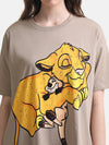 Lion King Printed Graphic Long T-Shirt