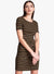 Knitted Stripe Bodycon Dress