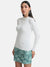 Pearl Beaded Turtle Neck Pullover