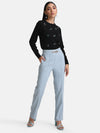 Trouser With Metal Buckle