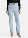 Trouser With Metal Buckle