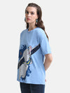 Dumbo Graphic Print Long T-Shirt With Sequin