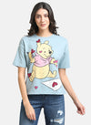 Winnie The Pooh Disney T-Shirt With Pink Sequin Work