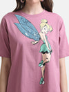 Tinkerbell Printed Graphic T-Shirt With Sequin