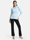 Pearl Beaded Turtle Neck Pullover