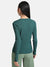 Pullover With Ruching And Assymetric Placket
