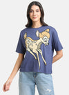 Bambi Disney Printed T-Shirt With Sequin Work