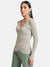 Wrap Detail Pullover