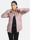 Sequin Fur Jacket