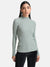 Raised Neck Pullover With Buttons