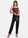 Flared Trousers WithBelt