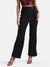 Flared Trousers With  Belt