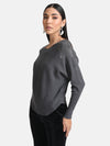 Batwing Pullover With Heat Studs