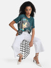 Jasmine Disney Printed T-Shirt With Stick Ons