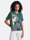 Jasmine Disney Printed T-Shirt With Stick Ons