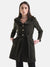Overcoat With Fur Collar And Buttons